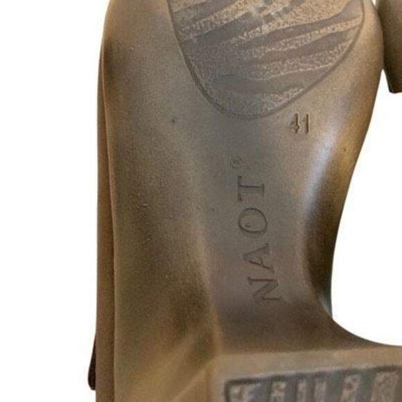 Brown Perforated Booties Size 41/10 - Picture 7 of 10